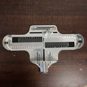 Apex Unisex Men’s / Women’s Foot Measuring System Metal Device #1131A